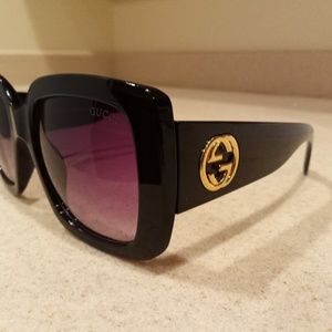 Brand New Black Gucci Sunglasses